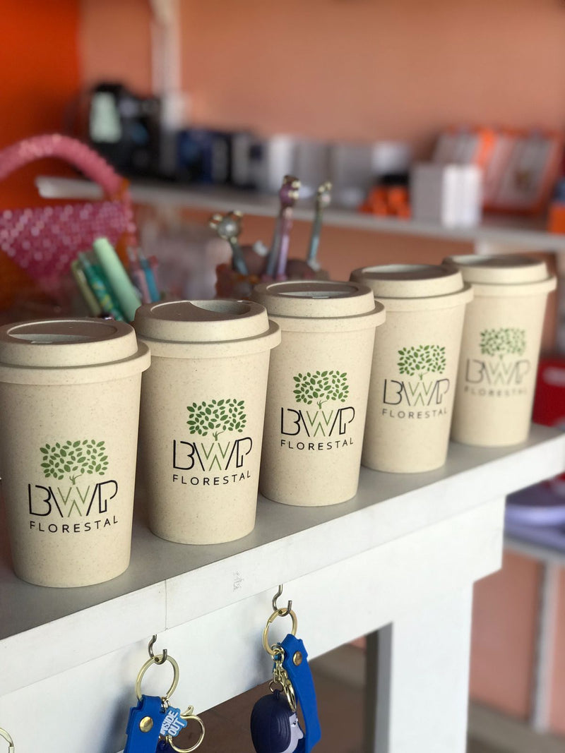 Copo de Viagem  Personalizado 450ml Sustentáveis BPA Free para Café e outras Bebidas