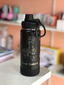 Garrafa Térmica 600ml com base de silicone Personalizada -  Personalização de Brinde