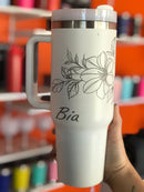 Garrafa Térmica Personalizada 360º 1200ml com Canudo Retrátil Anti Vazamento – Gravação a Laser