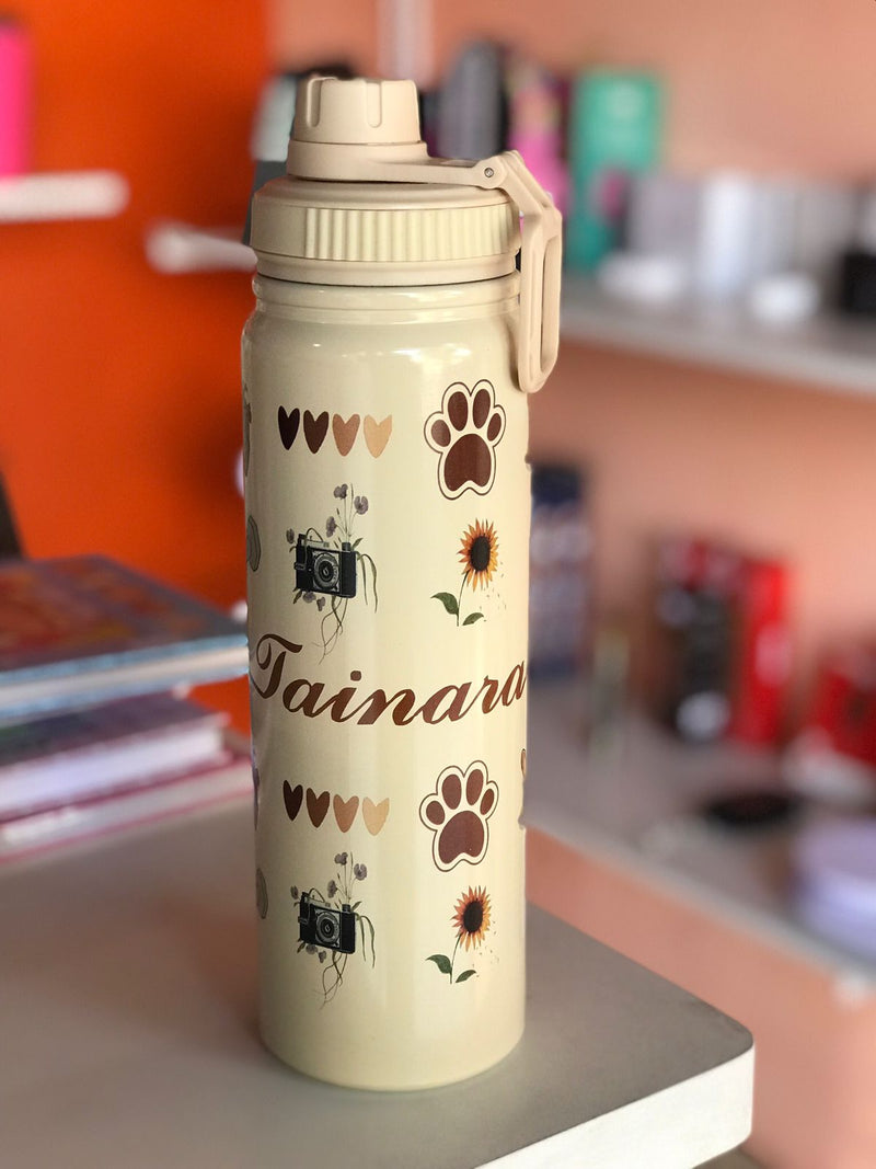 Garrafa Térmica Personalizada Colorida 360º 800ml