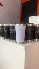 Kit 10 Copos 473ml Térmico Personalizado com tampa e abridor com Nome Logo e ou Desenho