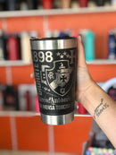 Copo Térmico 473ml com Tampa e Abridor Personalizado a Laser 360º