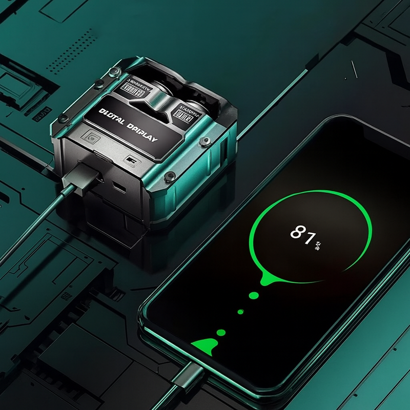 Fone De Ouvido Bluetooth 5.3 Esportivo Sem Fio À Prova D'água
