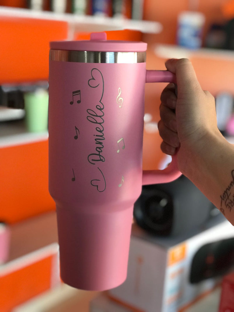 Garrafa Térmica Personalizada 1200ml com Canudo Retratil Anti Vazamento