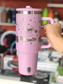 Garrafa Térmica Personalizada 360º 1200ml com Canudo Retrátil Anti Vazamento – Gravação a Laser