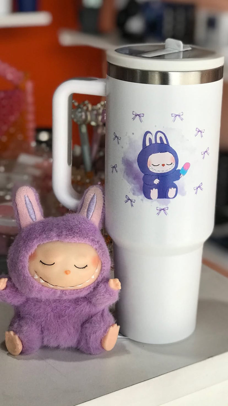 Garrafa Térmica Personalizada Colorida 1200ml com Canudo Retrátil Anti Vazamento