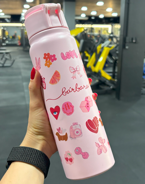 Garrafa Térmica Personalizada Colorida 360º 800ml