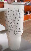 Garrafa Térmica Personalizada 360º 1200ml com Canudo Retrátil Anti Vazamento – Gravação a Laser