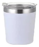 Kit com 10 Copos Térmicos Inox 260ml com Tampa – Personalizados a Laser