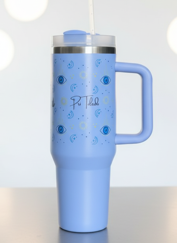 Garrafa Térmica Personalizada Colorida 1200ml com Canudo Retrátil Anti Vazamento
