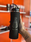 Garrafa Térmica Emborrachada Personalizada 600ml com Mosquetão