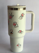 Garrafa Térmica Personalizada Colorida 360º 1200ml com Canudo Retrátil Anti Vazamento