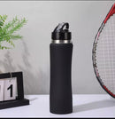 Garrafa Térmica Emborrachada Personalizada 500ml com Mosquetão