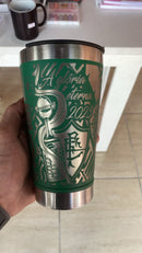 Copo Térmico 473ml com Tampa e Abridor Personalizado a Laser 360º