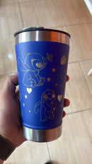 Copo Térmico 473ml com Tampa e Abridor Personalizado a Laser 360º