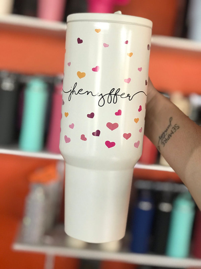 Garrafa Térmica Personalizada Colorida 1200ml com Canudo Retrátil Anti Vazamento