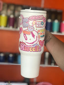 Garrafa Térmica Personalizada Colorida 360º 1200ml com Canudo Retrátil Anti Vazamento