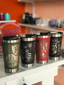 Copo Térmico 473ml com Tampa e Abridor Personalizado a Laser 360º