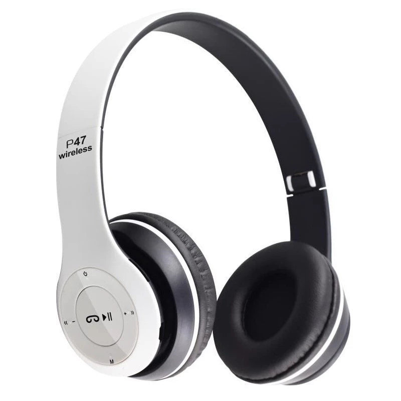 Fone de Ouvido P47 Bluetooth 5.0 Sem Fio Estéreo com Redução de Ruídos